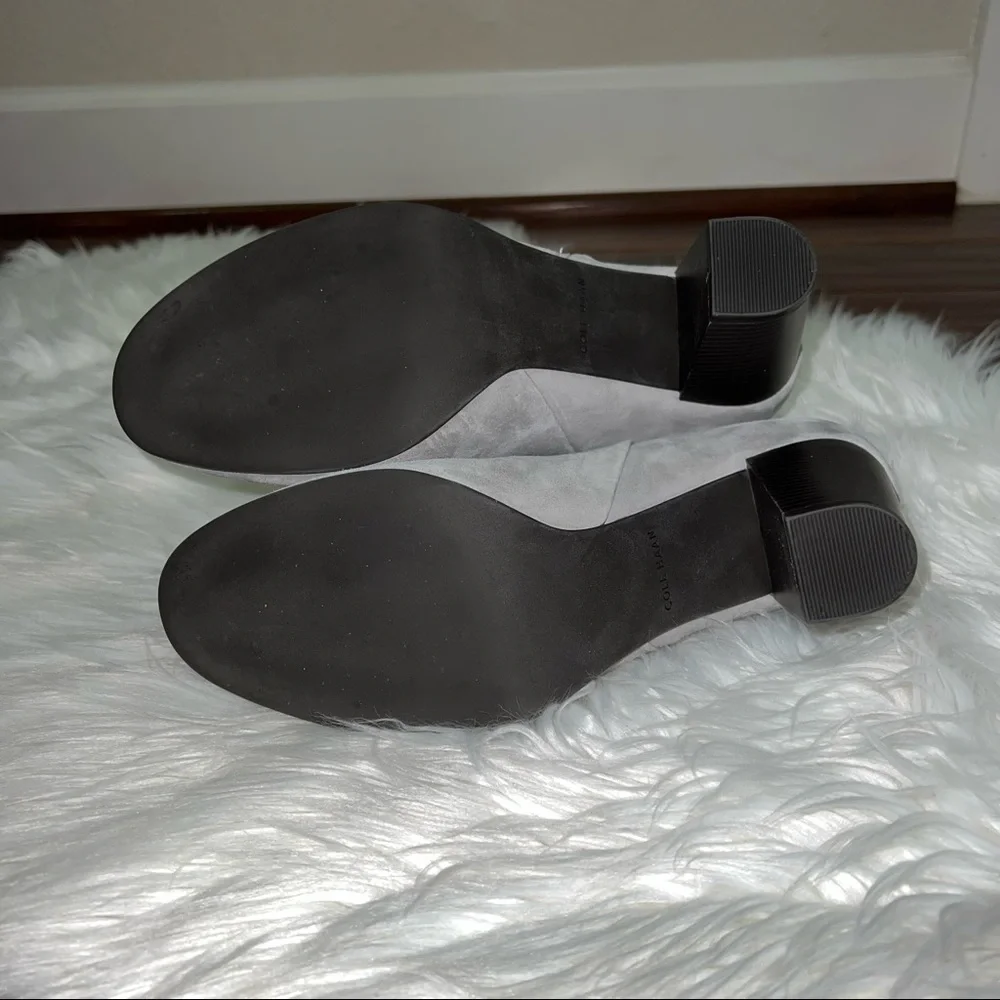 Cole Haan Davenport Bootie Ironstone Suede Gray Size 11